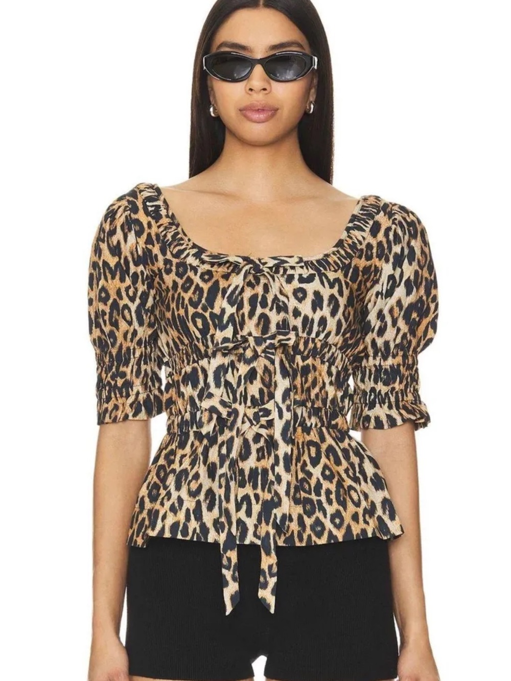 Revolve leopard print top
